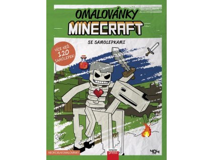 Omalovánky Minecraft se samolepkami