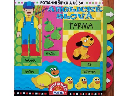 Potiahni šípku a uč sa!: Moje prvé anglické slová: Farma