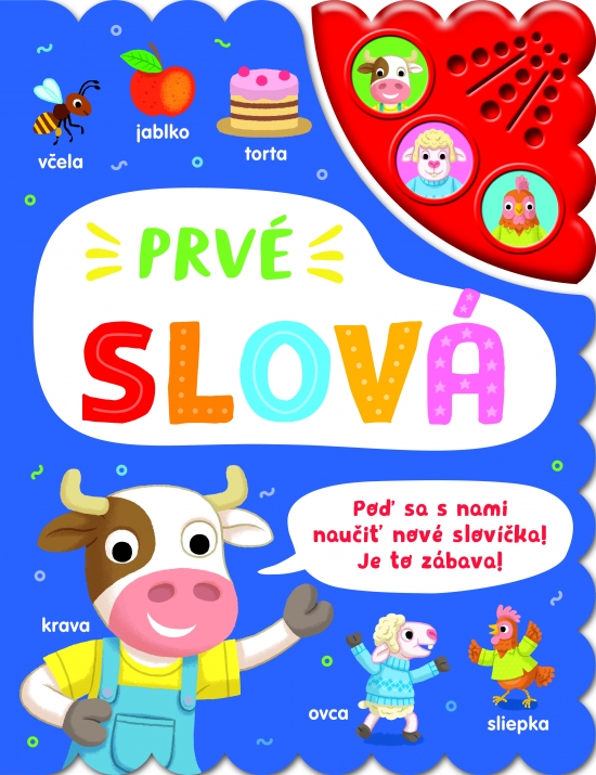 Prvé slová - 3 zvukové tlačítka