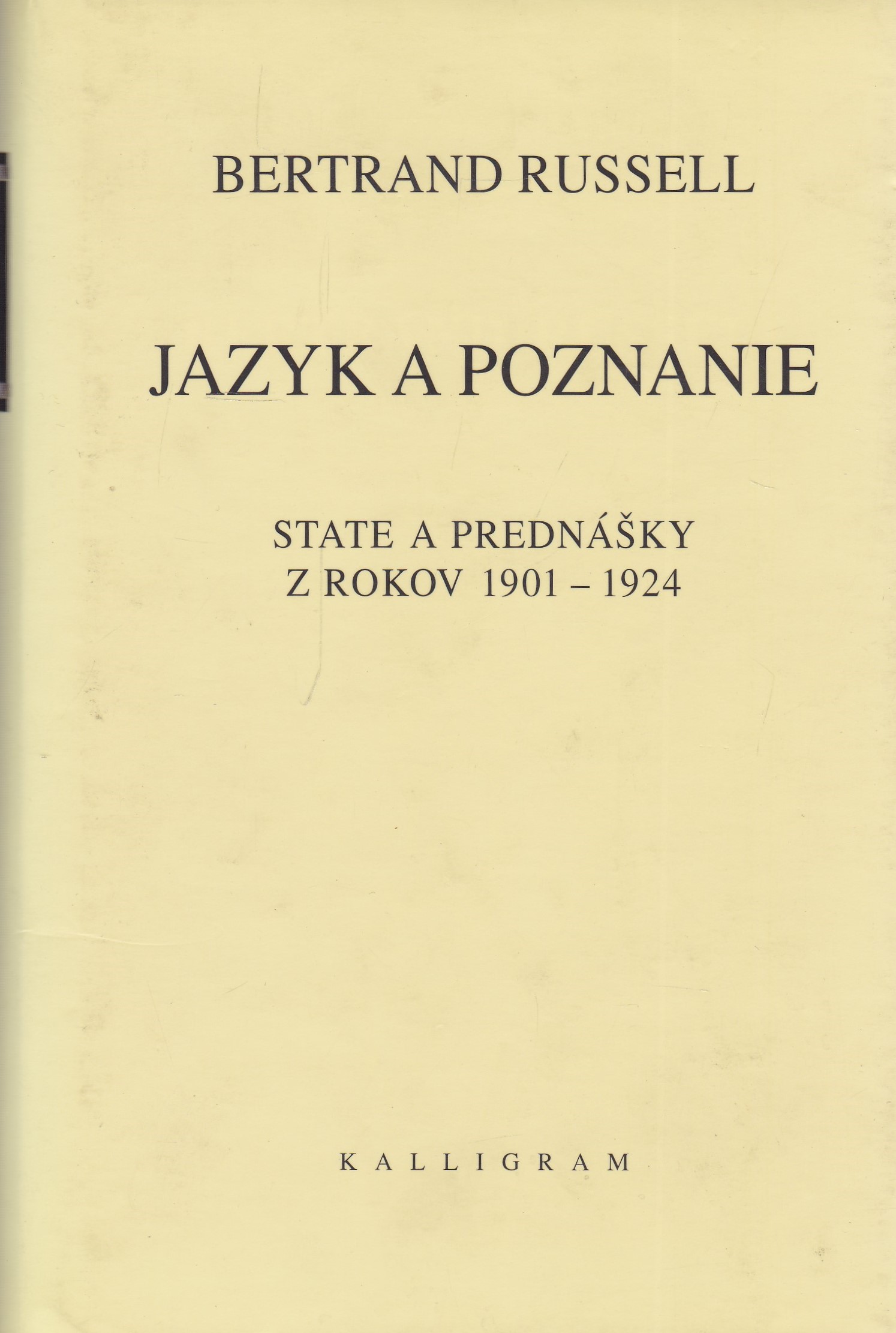 Jazyk a poznanie