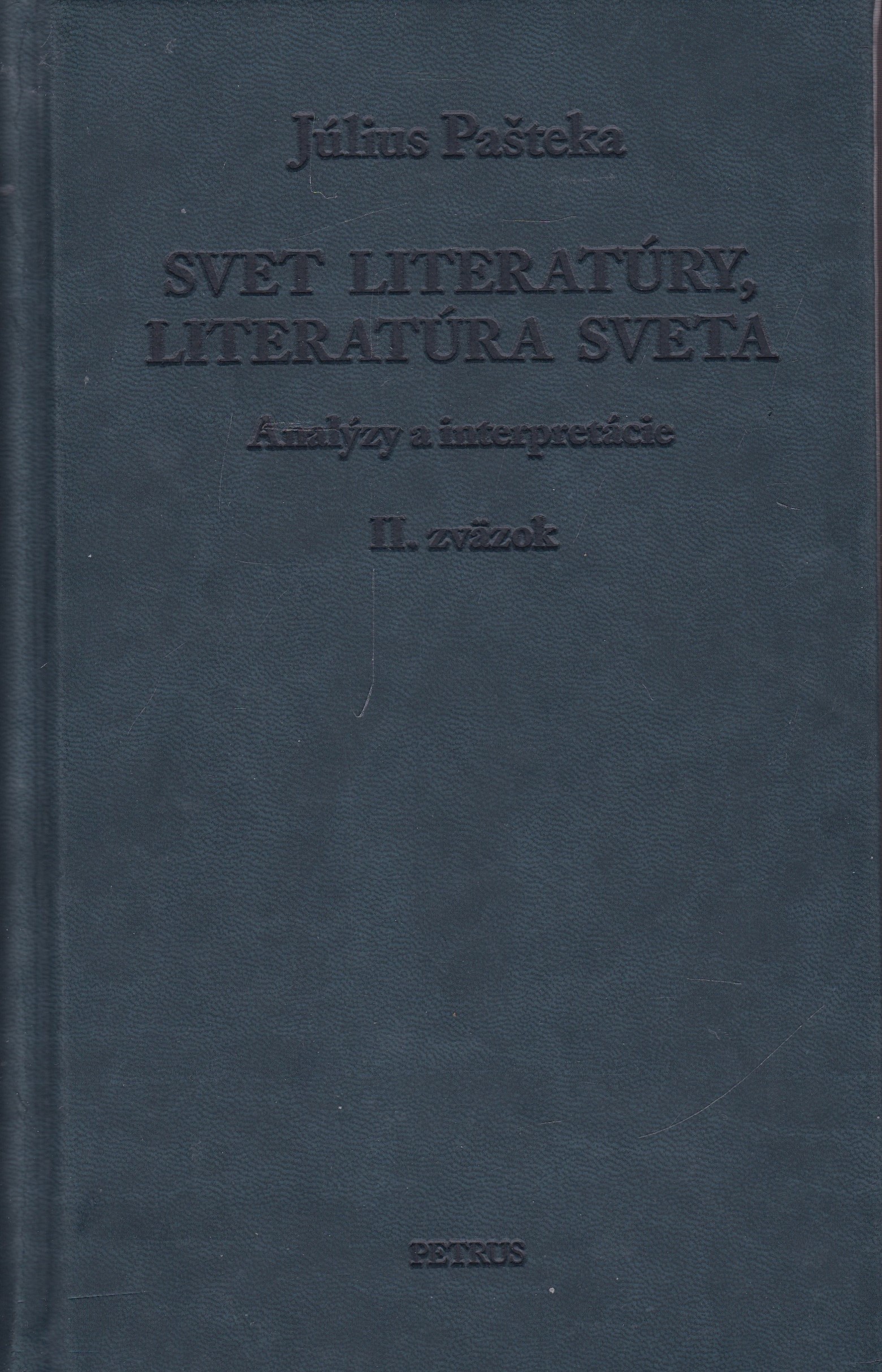 Svet literatúry, literatúra sveta II