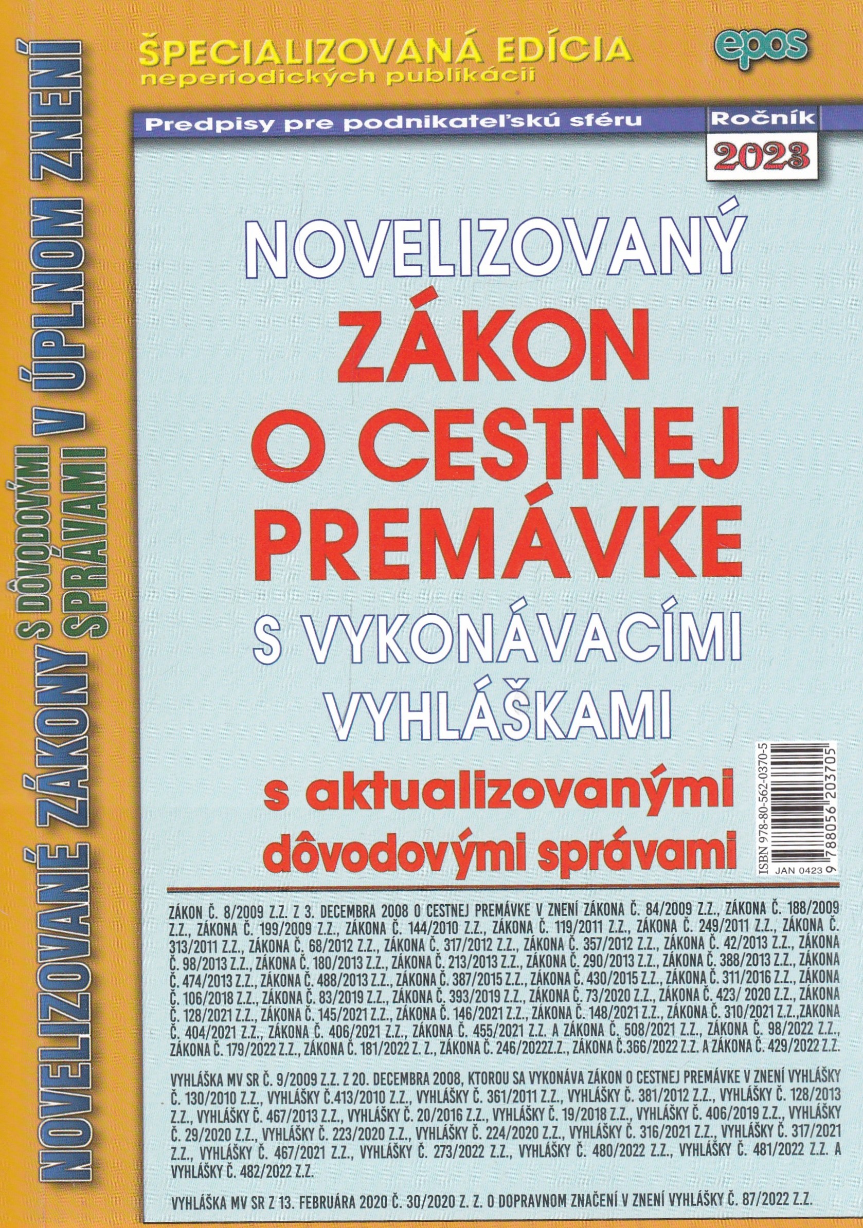 Novelizovaný zákon o cestnej premávke 2023