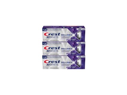 alt belici zubni pasta crest 3d white brilliance luminous purple 130g 3 pack