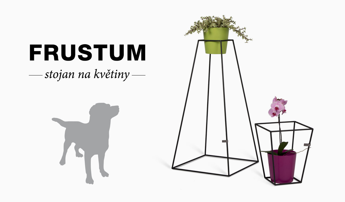  Frustum stojan na květiny