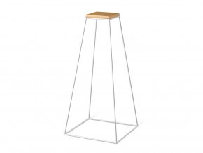 frustum table grande white wood small dub