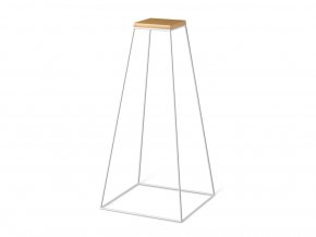 frustum table grande white wood small dub