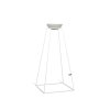 Stojan na květiny Frustum Grande 100cm White + Květináč bílý