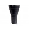 Váza ASA Selection STEPS 35 cm, černá