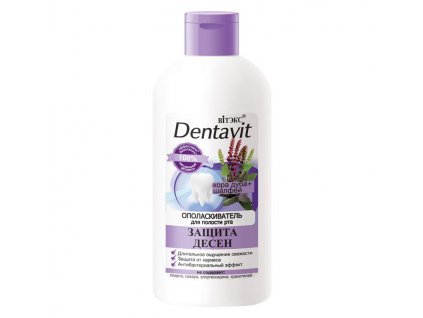 Dentavit – ústní voda Kůra dubu a šalvěj Ochrana dásní