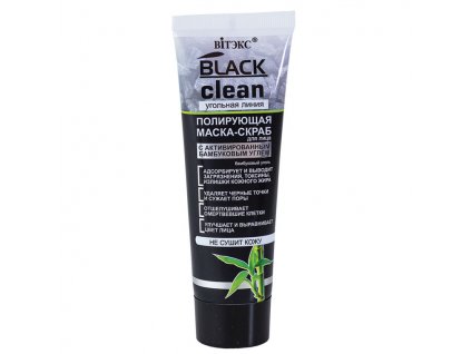 Black Clean – Leštící maska peeling s aktivním bambusovým uhlím