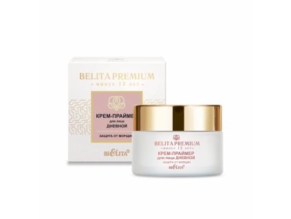 Belita Premium Denní krém primer na obličej Ochrana proti vráskám