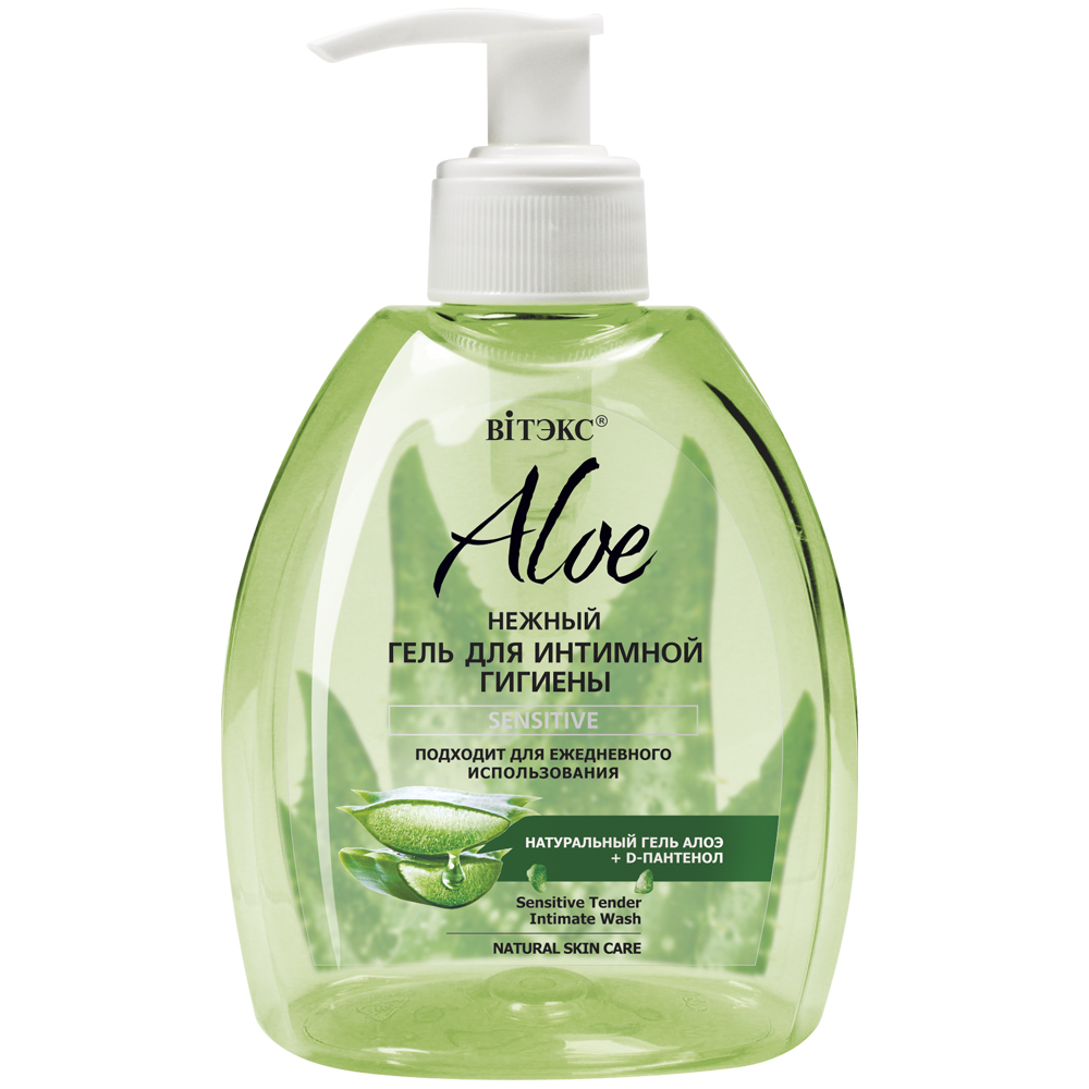 Belita-Vitex Aloe vera – Jemný gel pro intimní hygienu., 300 ml