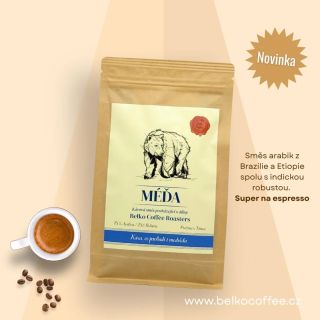 Ahoj všem 🙂 Představujeme vám našeho nového Méďu! Jedná se o směs arabicy s robustou. Brazílie dodává této kávě čokoládový...