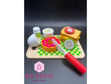 Dřevěná snídaňová sada Mini Matters