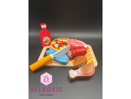 Dřevěná sada Mini Matters Večeře