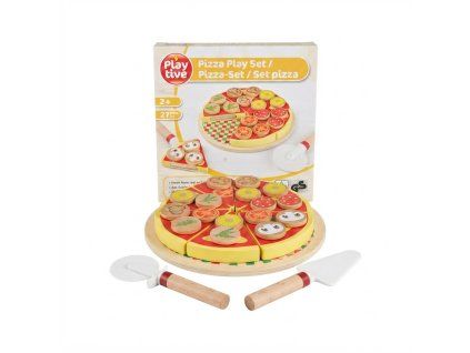 Dřevěná krájecí pizza
