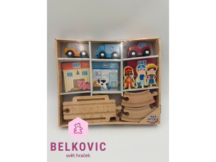 Dřevěná dráha – zvířata