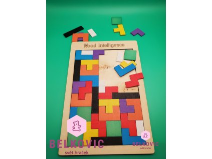 Dřevěný tetris