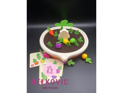 Barevná motorická hra se „zahrádkou“