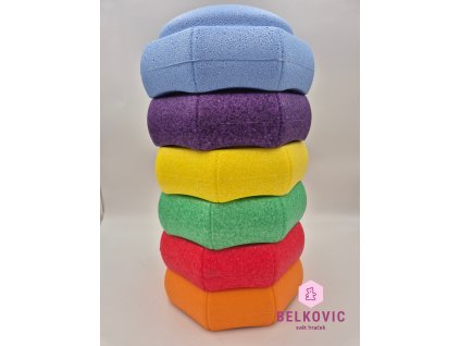 Stepping Stone – balanční kameny, sada 6 ks (EPP) 🌈