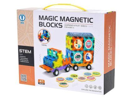 Magnetická stavebnice - auto