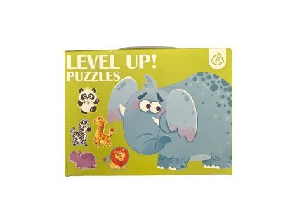 Veselé puzzle Safari – Level Up!