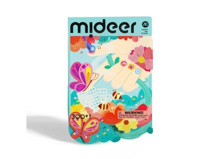 Mideer Samolepky na nehty - Zahrada 300 ks
