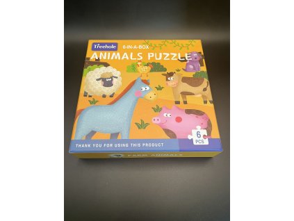 Puzzle se zvířátky a dopravou