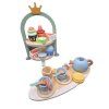 Čajový set s cukrárnou – hračka v Montessori stylu