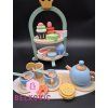 1419 6 cajovy set s cukrarnou modra krabice