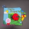 Hello Bugs! interaktivní látková knížka