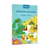 Mideer Mapa světa - sada samolepek