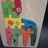 Puzzle v rámečku 30x13 (5variant) (typ žirafa)