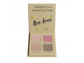 HYPOALLERGENIC BEE FREE VEGAN FACE&EYE PALETTE OPEN