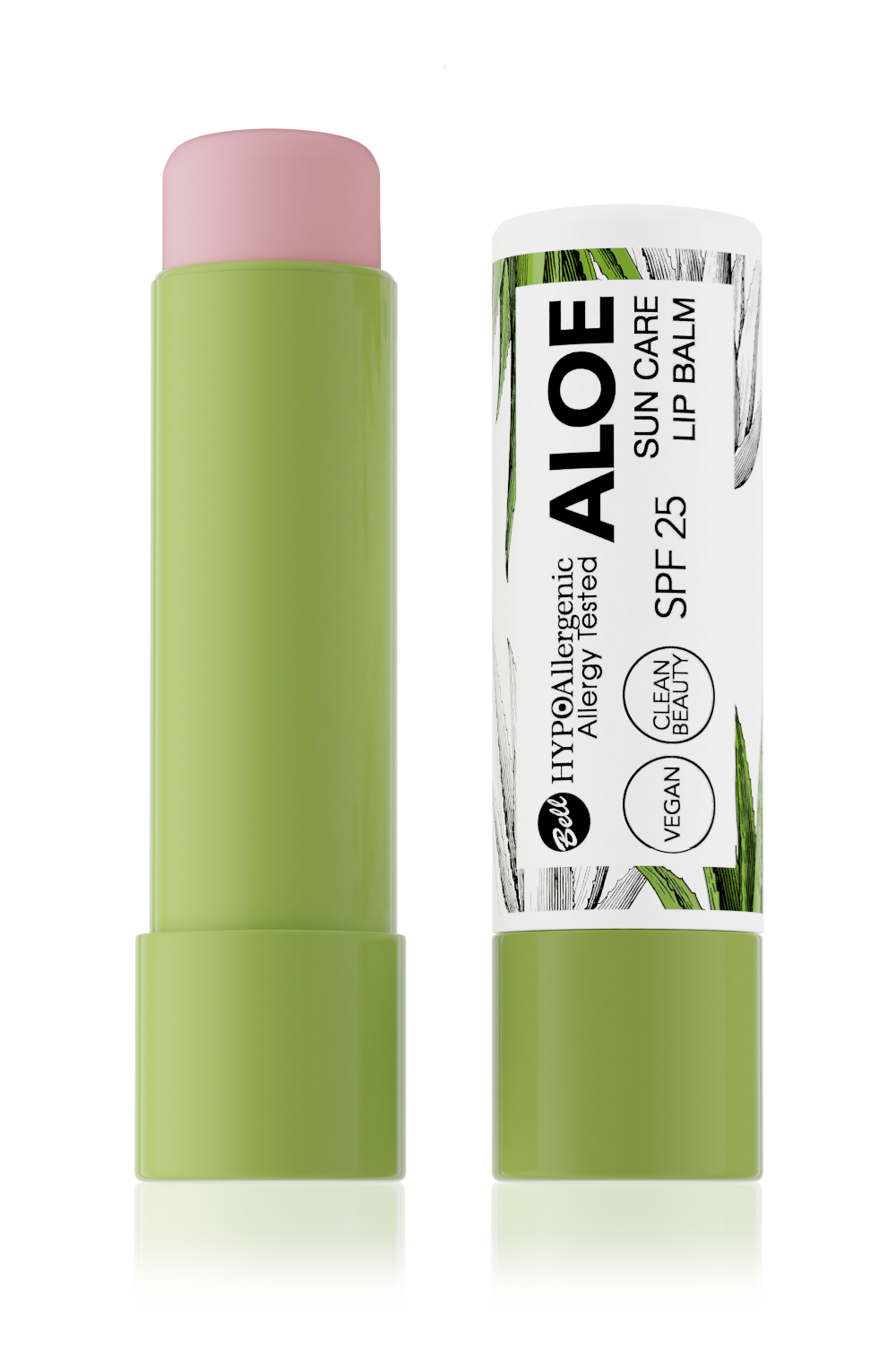 HYPOallergenic aloe protective lip balm with SPF 25