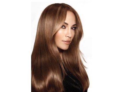 #6 středně hnědá classic clip-in 50cm 100g