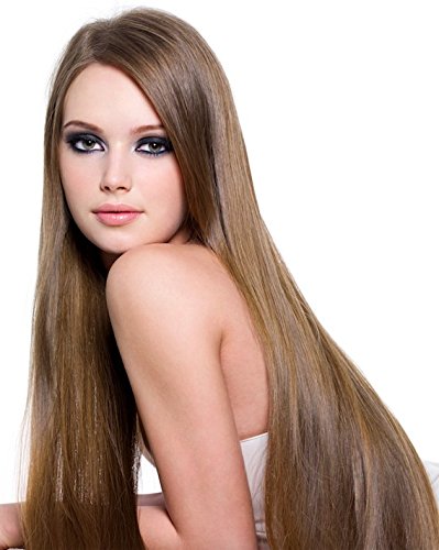 #8 světle hnědá deluxe clip-in 50cm 100g BELLA HAIR