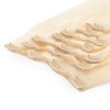 #60 nejsvětlejší blond klasické clip in 45cm 90g