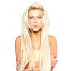 #60 nejsvětlejší blond klasické clip in 45cm 90g