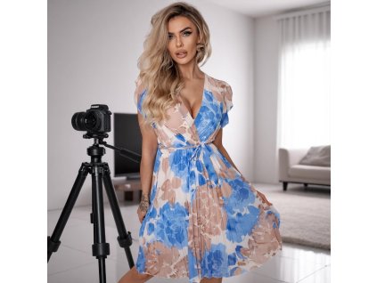 pol pl Kwiecista plisowana sukienka do kolan Caterina 138 1 Photoroom