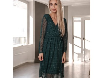 pol pl Polyskujaca sukienka do kolan Aleberta 519 1