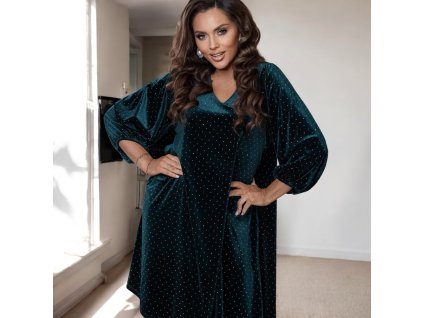 pol pl Welurowa trapezowa sukienka do kolan Pola 579 1 Photoroom