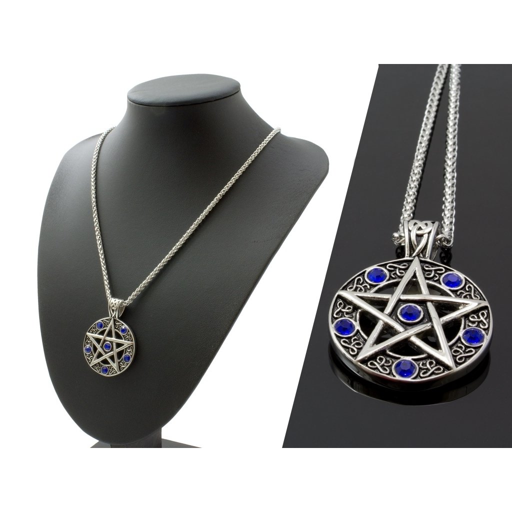Retiazka s príveskom pentagram z chirurgickej ocele