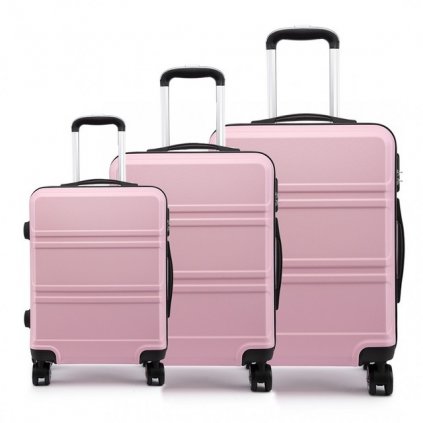 21356 set cestovnich kufru ariel ruzovy
