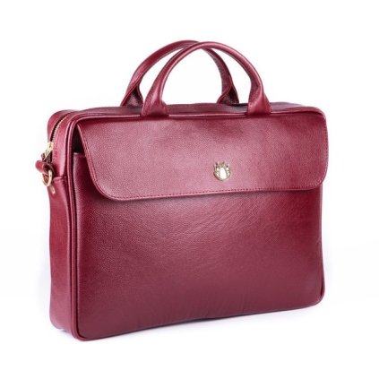 24470 taska sorrento kozena damska do prace burgundy