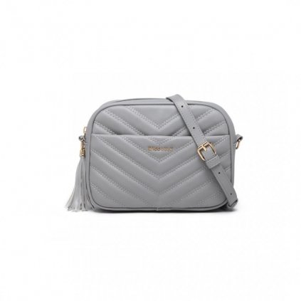 29093 kabelka prosivana crossbody se strapcem seda