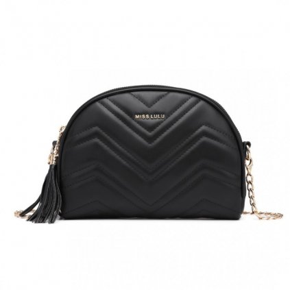 30068 kabelka prosivana crossbody miss l cerna