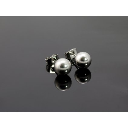 725 2 nausnice napichovacie strieborne 8mm