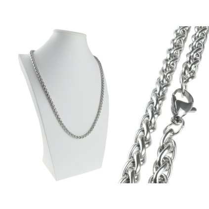 Retiazka striebornej farby Yanis z chirurgickej ocele