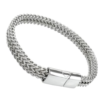 Pánský náramek z cirurgické oceli řetízkový -21,5 cm - Casey